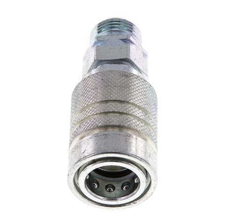 Stahl DN 10 Hydraulikkupplung Muffe 12 mm S Druckring ISO 7241-1 A/8434-1 D 17,3mm