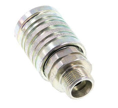 Stahl DN 12,5 Hydraulikkupplung Muffe 14 mm S Kompressionsring ISO 7241-1 A/8434-1 D 20,5 mm