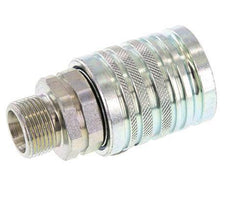 Stahl DN 12,5 Hydraulikkupplung Muffe 14 mm S Kompressionsring ISO 7241-1 A/8434-1 D 20,5 mm