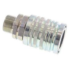 Stahl DN 12,5 Hydraulikkupplung Muffe 14 mm S Kompressionsring ISO 7241-1 A/8434-1 D 20,5 mm