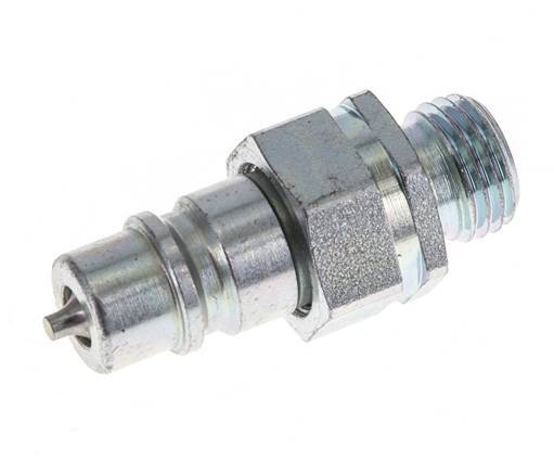Stahl DN 6.3 Hydraulikkupplung Stopfen 8 mm L Kompressionsring ISO 7241-1 A/8434-1 D 12mm