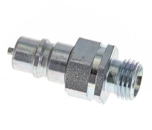 Stahl DN 6.3 Hydraulikkupplung Stopfen 8 mm L Kompressionsring ISO 7241-1 A/8434-1 D 12mm