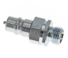 Stahl DN 6.3 Hydraulikkupplung Stopfen 8 mm L Kompressionsring ISO 7241-1 A/8434-1 D 12mm