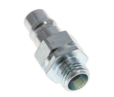 Stahl DN 6.3 Hydraulikkupplung Stopfen 8 mm L Kompressionsring ISO 7241-1 A/8434-1 D 12mm