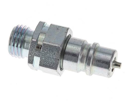 Stahl DN 6.3 Hydraulikkupplung Stopfen 8 mm L Kompressionsring ISO 7241-1 A/8434-1 D 12mm