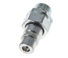 Stahl DN 6.3 Hydraulikkupplung Stopfen 8 mm L Kompressionsring ISO 7241-1 A/8434-1 D 12mm