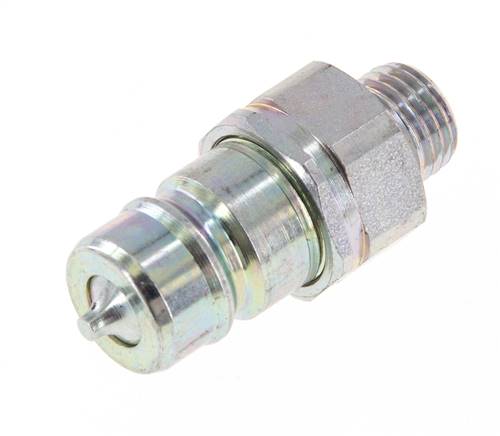 Stahl DN 10 Hydraulikkupplung Stopfen 8 mm L Kompressionsring ISO 7241-1 A/8434-1 D 17,3mm