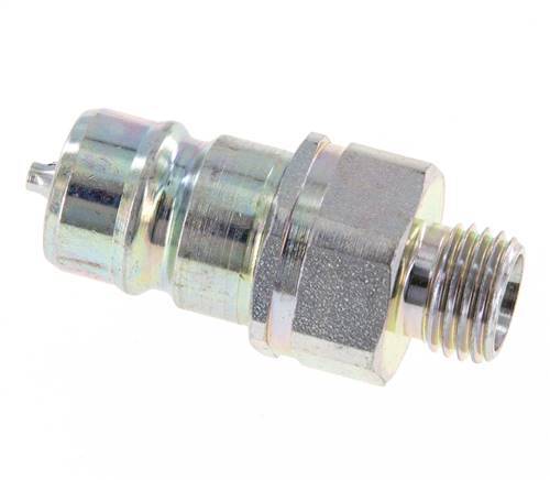 Stahl DN 10 Hydraulikkupplung Stopfen 8 mm L Kompressionsring ISO 7241-1 A/8434-1 D 17,3mm