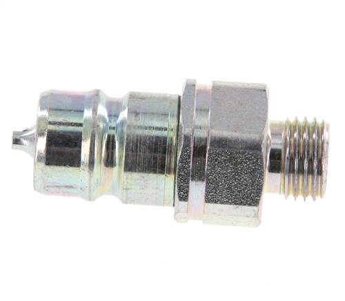 Stahl DN 10 Hydraulikkupplung Stopfen 8 mm L Kompressionsring ISO 7241-1 A/8434-1 D 17,3mm