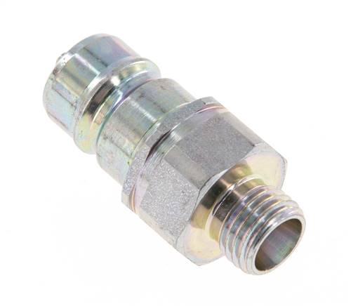 Stahl DN 10 Hydraulikkupplung Stopfen 8 mm L Kompressionsring ISO 7241-1 A/8434-1 D 17,3mm