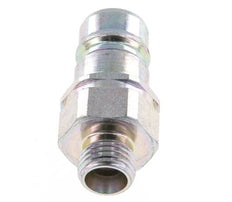 Stahl DN 10 Hydraulikkupplung Stopfen 8 mm L Kompressionsring ISO 7241-1 A/8434-1 D 17,3mm