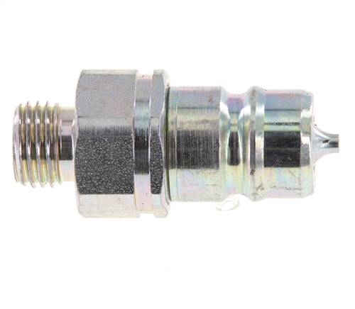 Stahl DN 10 Hydraulikkupplung Stopfen 8 mm L Kompressionsring ISO 7241-1 A/8434-1 D 17,3mm