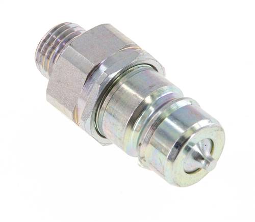 Stahl DN 10 Hydraulikkupplung Stopfen 8 mm L Kompressionsring ISO 7241-1 A/8434-1 D 17,3mm