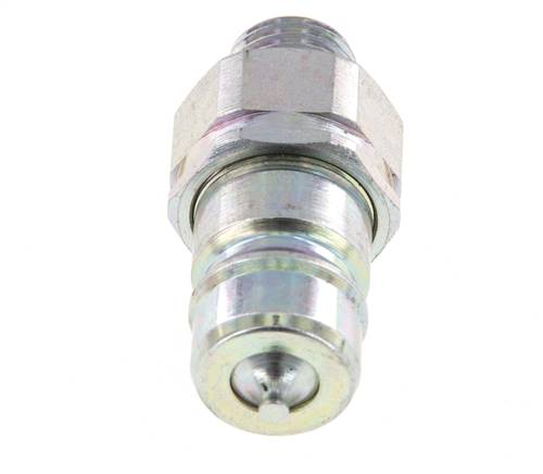 Stahl DN 10 Hydraulikkupplung Stopfen 8 mm L Kompressionsring ISO 7241-1 A/8434-1 D 17,3mm