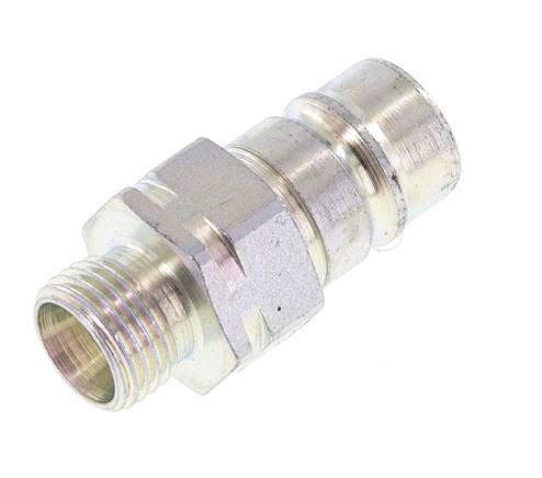 Stahl DN 10 Hydraulikkupplung Stopfen 12 mm L Kompressionsring ISO 7241-1 A/8434-1 D 17,3mm