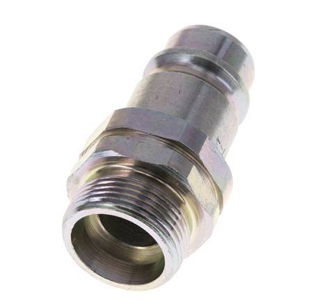 Stahl DN 12,5 Hydraulikkupplung Stopfen 18 mm L Druckring ISO 7241-1 A/8434-1 D 20,5 mm