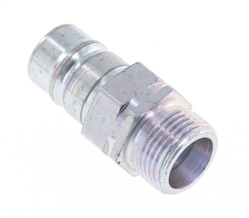 Stahl DN 10 Hydraulikkupplung Stopfen 12 mm S Kompressionsring ISO 7241-1 A/8434-1 D 17,3mm