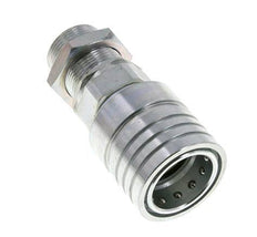 Stahl DN 25 Hydraulikkupplung Muffe 25 mm S Druckringschott ISO 7241-1 A/8434-1 D 34,3mm