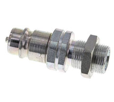 Stahl DN 12,5 Hydraulikkupplung Stopfen 14 mm S Kompressionsring Schott ISO 7241-1 A/8434-1 D 20,5mm