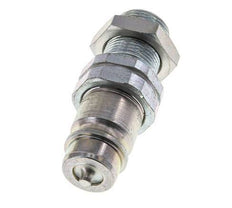 Stahl DN 12,5 Hydraulikkupplung Stopfen 14 mm S Kompressionsring Schott ISO 7241-1 A/8434-1 D 20,5mm