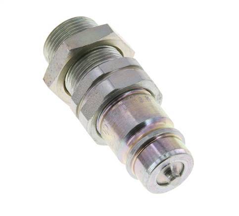 Stahl DN 12,5 Hydraulikkupplung Stopfen 16 mm S Druckring Schott ISO 7241-1 A/8434-1 D 20,5mm