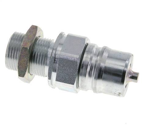 Stahl DN 25 Hydraulikkupplung Stopfen 20 mm S Druckring Schottwand ISO 7241-1 A/8434-1 D 34,3mm