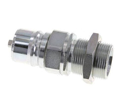 Stahl DN 25 Hydraulikkupplung Stopfen 25 mm S Druckring Schottwand ISO 7241-1 A/8434-1 D 34,3mm