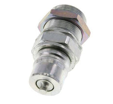 Stahl DN 25 Hydraulikkupplung Stopfen 30 mm S Druckring Schottwand ISO 7241-1 A/8434-1 D 34,3mm