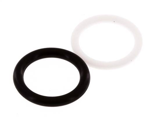 PTFE/NBR-Dichtungssatz für ISO 7241-1 A Hydraulikkupplung (12 mm und 26 mm) [2 Stück]