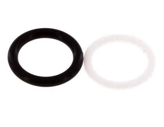 PTFE/NBR-Dichtungssatz für ISO 7241-1 A Hydraulikkupplung (12 mm und 26 mm) [2 Stück]