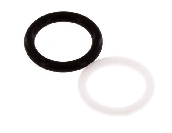 PTFE/NBR-Dichtungssatz für ISO 7241-1 A Hydraulikkupplung (12 mm und 26 mm) [2 Stück]