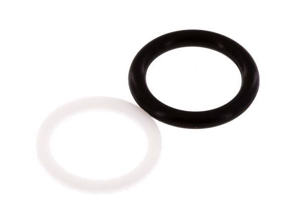PTFE/NBR-Dichtungssatz für ISO 7241-1 A Hydraulikkupplung (12 mm und 26 mm) [2 Stück]