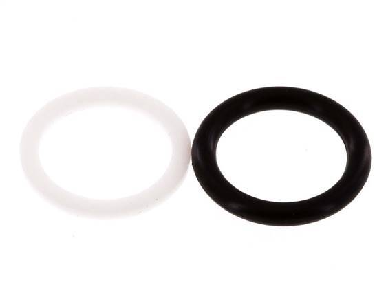 PTFE/NBR-Dichtungssatz für ISO 7241-1 A Hydraulikkupplung (12 mm und 26 mm) [2 Stück]