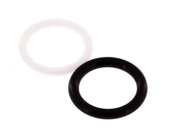 PTFE/NBR-Dichtungssatz für ISO 7241-1 A Hydraulikkupplung (12 mm und 26 mm) [2 Stück]