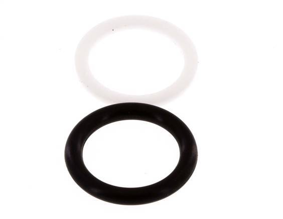PTFE/NBR-Dichtungssatz für ISO 7241-1 A Hydraulikkupplung (12 mm und 26 mm) [2 Stück]