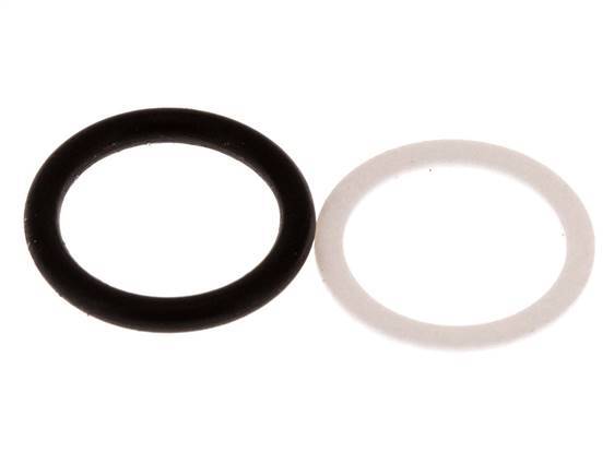 PTFE/NBR-Dichtungssatz für ISO 7241-1 A Hydraulikkupplung (16 mm und 31 mm) [2 Stück]
