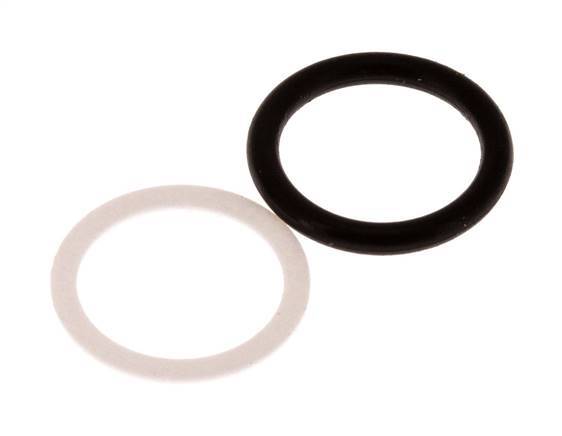 PTFE/NBR-Dichtungssatz für ISO 7241-1 A Hydraulikkupplung (16 mm und 31 mm) [2 Stück]