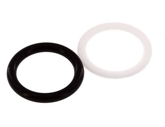 PTFE/NBR-Dichtungssatz für ISO 7241-1 A Hydraulikkupplung (20,5 mm und 38 mm) [5 Stück]