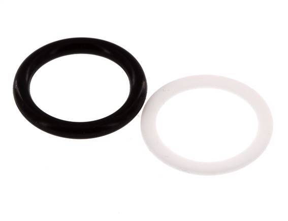 PTFE/NBR-Dichtungssatz für ISO 7241-1 A Hydraulikkupplung (20,5 mm und 38 mm) [5 Stück]