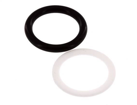PTFE/NBR-Dichtungssatz für ISO 7241-1 A Hydraulikkupplung (20,5 mm und 38 mm) [5 Stück]