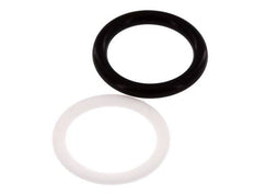 PTFE/NBR-Dichtungssatz für ISO 7241-1 A Hydraulikkupplung (20,5 mm und 38 mm) [5 Stück]