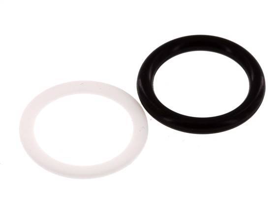 PTFE/NBR-Dichtungssatz für ISO 7241-1 A Hydraulikkupplung (20,5 mm und 38 mm) [5 Stück]