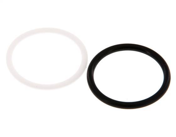 PTFE/NBR-Dichtungssatz für ISO 7241-1 A Hydraulikkupplung (29,1 mm und 46 mm) [2 Stück]