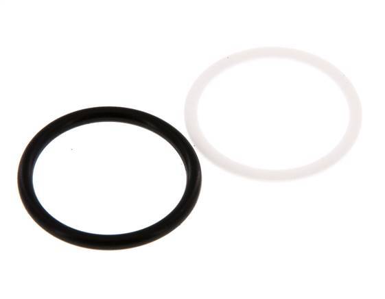 PTFE/NBR-Dichtungssatz für ISO 7241-1 A Hydraulikkupplung (29,1 mm und 46 mm) [2 Stück]