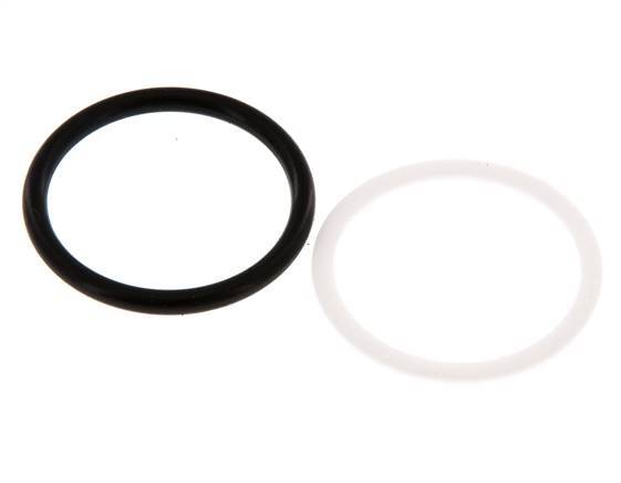 PTFE/NBR-Dichtungssatz für ISO 7241-1 A Hydraulikkupplung (29,1 mm und 46 mm) [2 Stück]