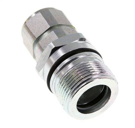 Stahl DN 12,5 Hydraulikkupplung Muffe M22x1,5 Innengewinde ISO 14541 D M36 x 2