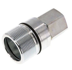 Stahl DN 31,5 Hydraulikkupplung Muffe G 1 1/2 Zoll Innengewinde D M70 x 3