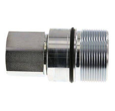 Stahl DN 31,5 Hydraulikkupplung Muffe G 1 1/2 Zoll Innengewinde D M70 x 3