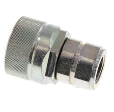 Steel DN 12.5 Hydraulic Coupling Plug G 1/2 inch Female Threads ISO 14541 D M36 x 2