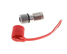 Edelstahl DN 6.3 Hydraulikkupplung Muffe G 1/4 Zoll Innengewinde ISO 14541 D M24 x 2